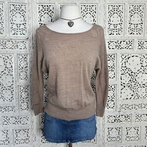 Women's Tan Sweater